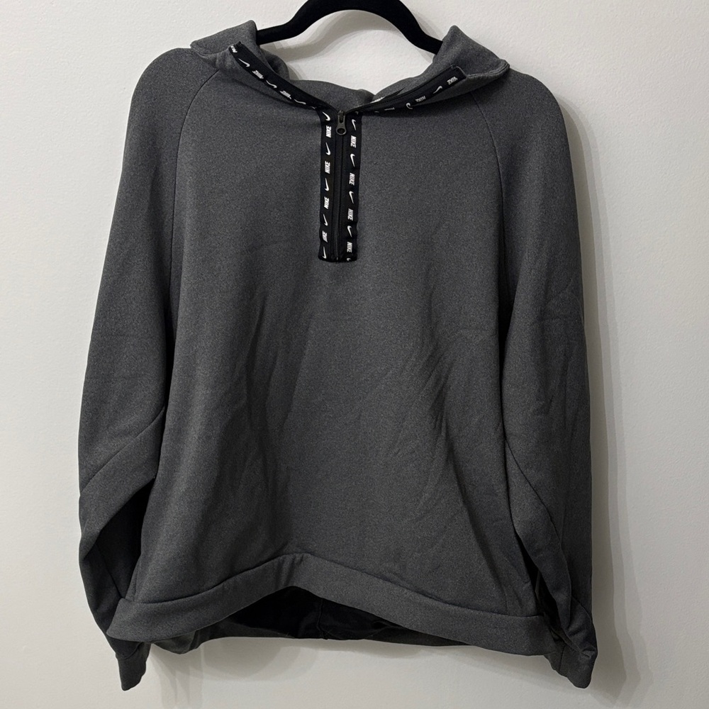 Nike Dark Gray Zip-Up Hoodie